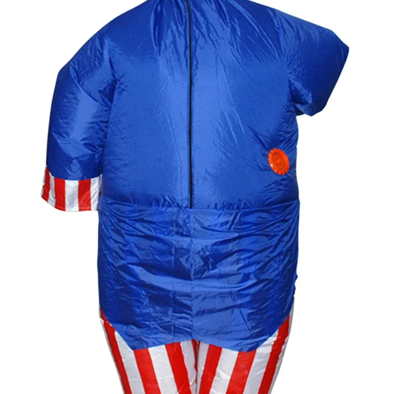 Japanese Samurai Fancy Clown Costume  Inflatable Costume Fancy Clothing Dressed Ball Costume Props Uncle Sam