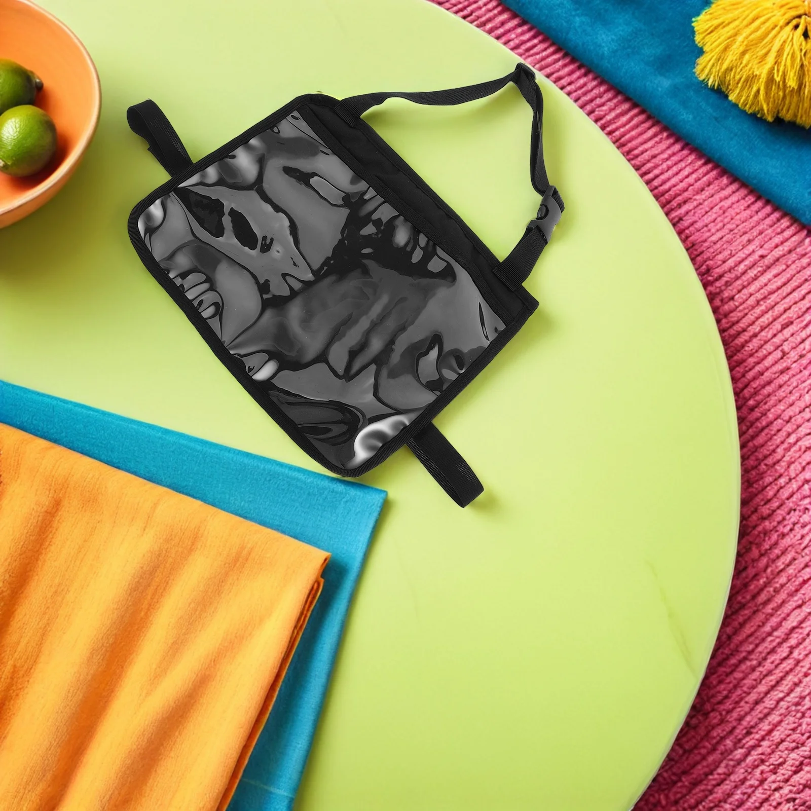 

Car Seat Organizer Headrest Storage Bag Back Seat Hanger for Tablet Durable Oxford Fabric Universal for Adult
