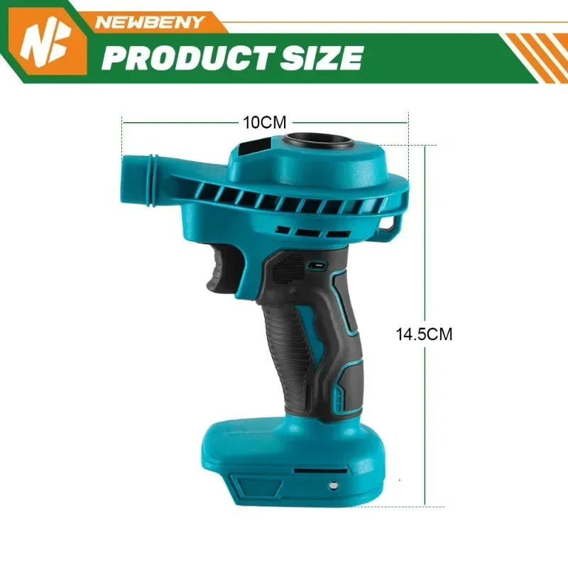 2 في 1 آلة غبار الهواء اللاسلكية كفاءة قابلة للشحن فراغ نظيفة نافخة الكمبيوتر تنظيف أداة السلطة لبطارية ماكيتا 18 فولت