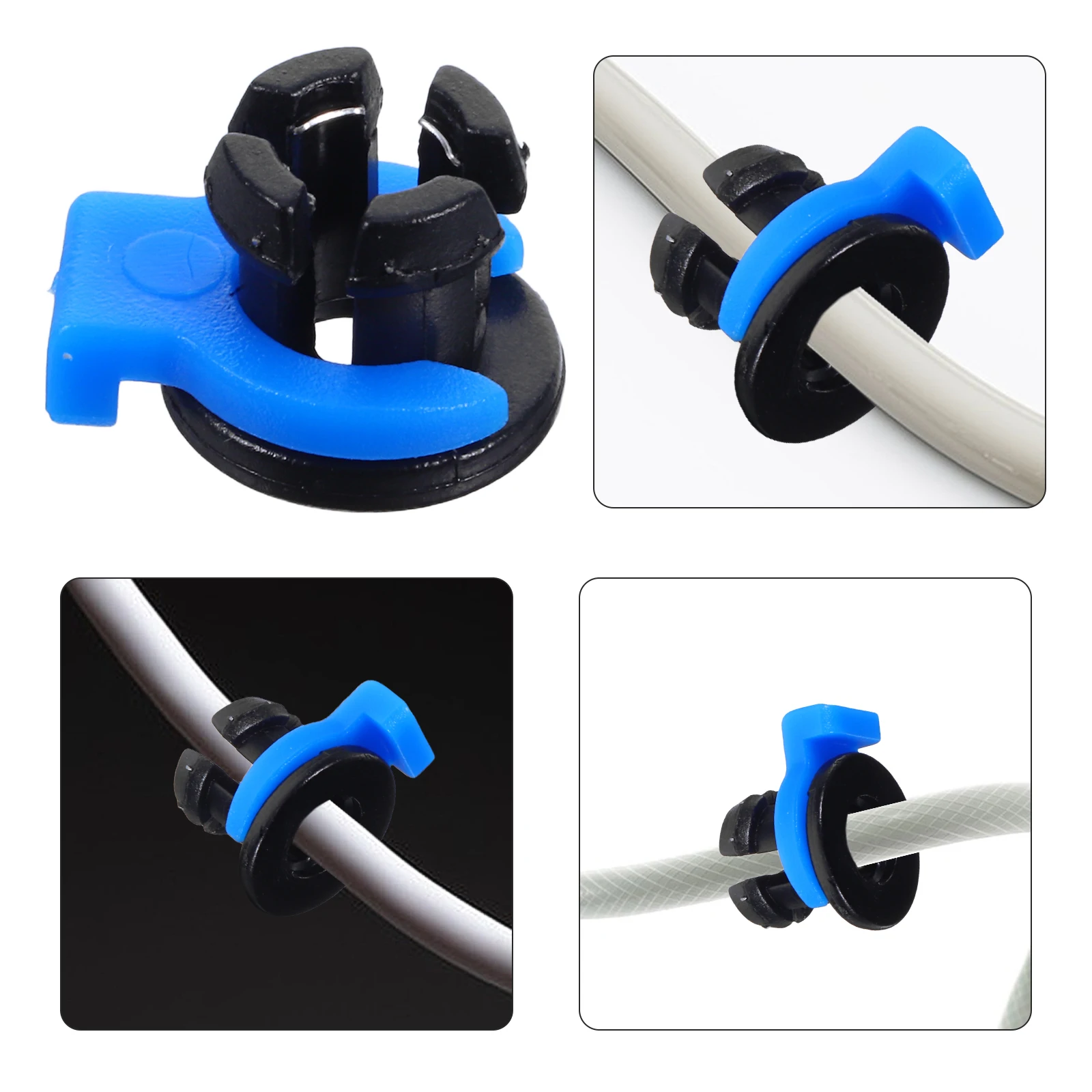 1 set 1 Set 3D Printer Accessories Bowden Tube Coupling Collet Clamp Clip Kit For Hotend Extruder High-Grade Plastic Durable