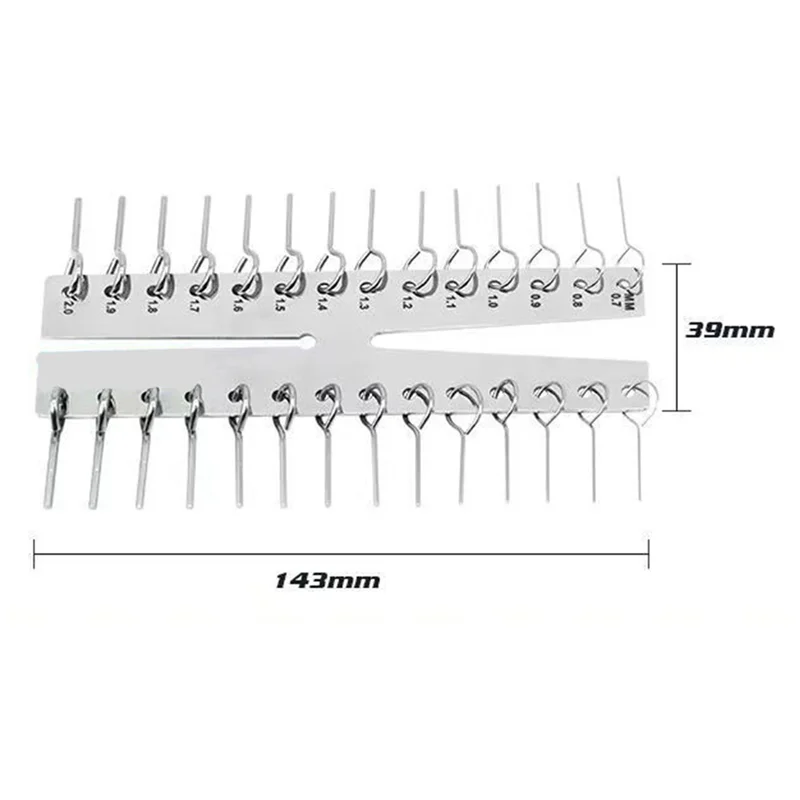 ABKU-أداة فحص الشعرية لقياس أنبوب القطر الداخلي والخارجي لأنبوب النحاس