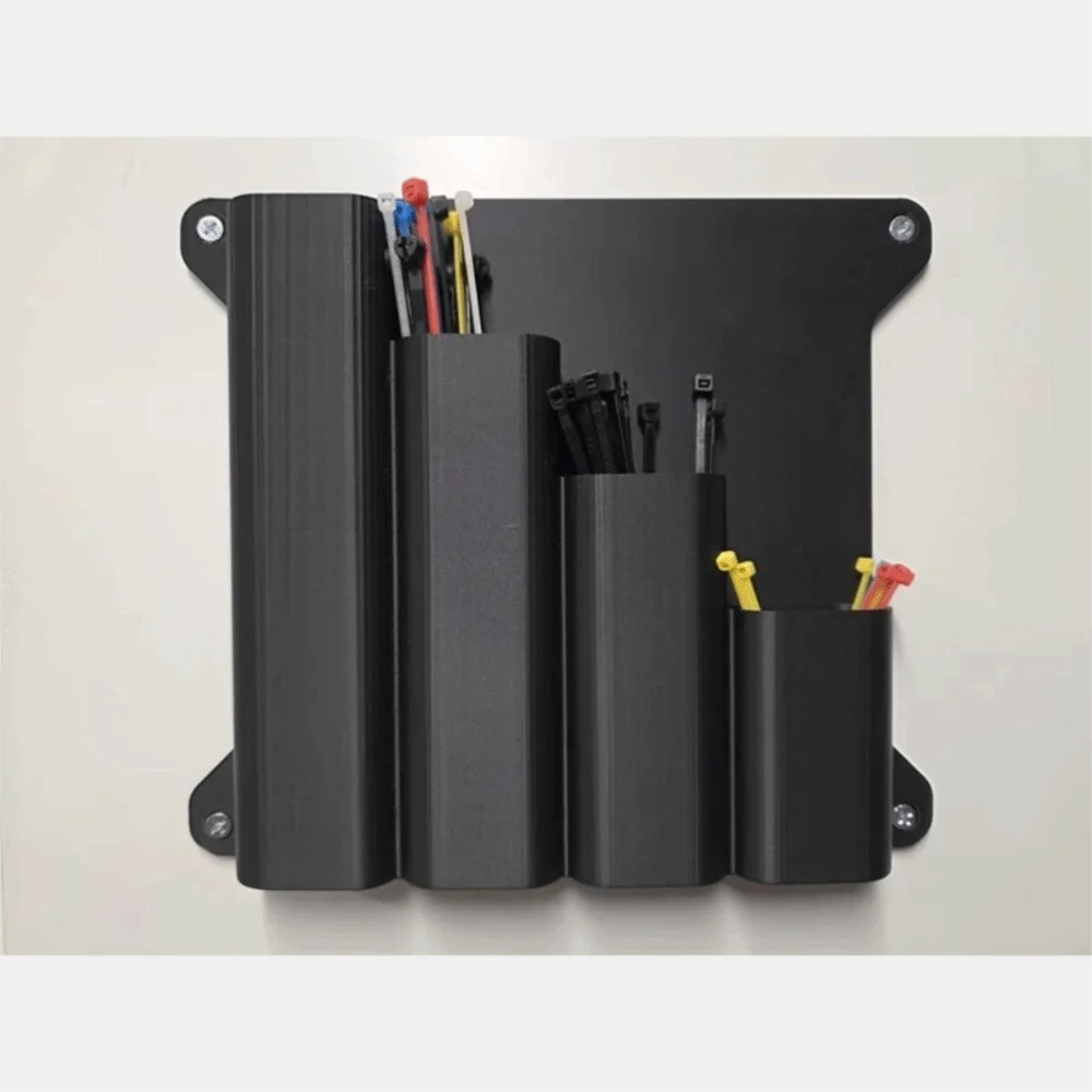 Plastic Material Wall Hanging Storage Bracket Sturdy Structure High-Quality Cable Tie Storage Rack Lightweight