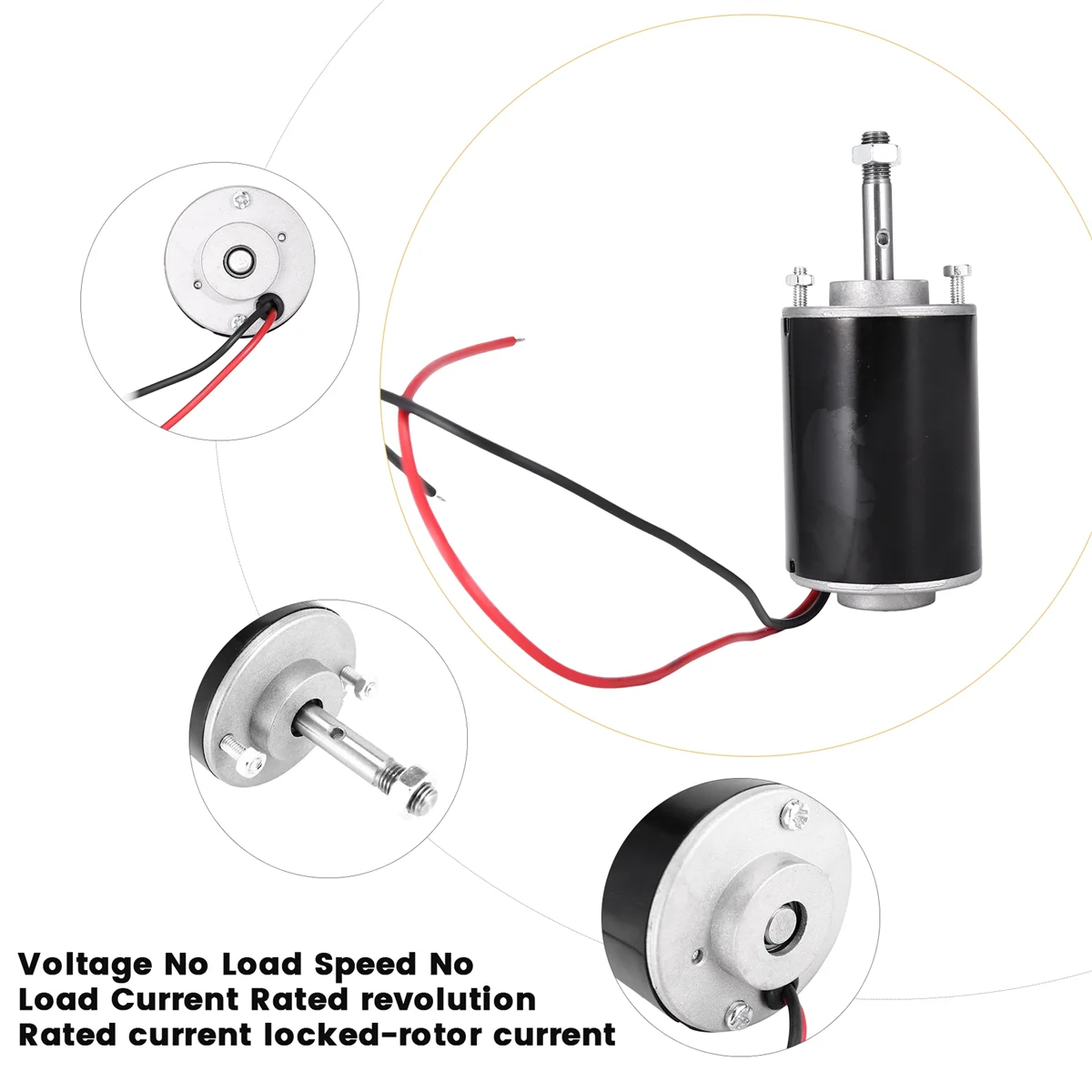 Xd-3420 30W haute vitesse Cw/Ccw en continu aimant moteur à courant continu pour générateur de bricolage (DC 12V 3000 tr/min)