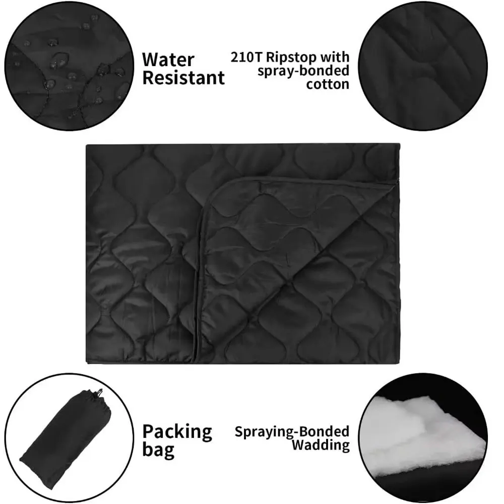 Black Comforter Blanket Camo Summer Compression Pack Quilt Four Seasons Cover Washable Waterproof Air Conditioning Light Quilt