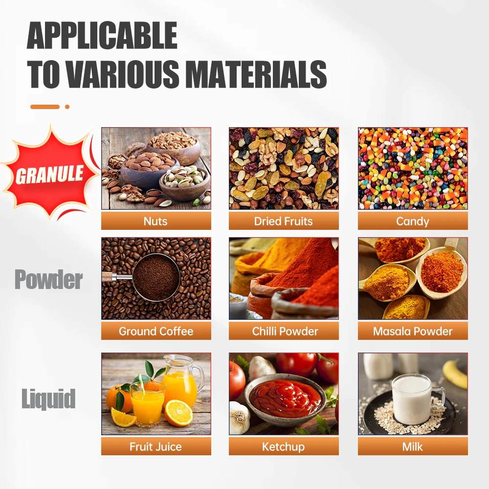 トップY小型ナッツ包装機 幅300mm シングルステーション多機能真空プレメイドドイパック袋包装機