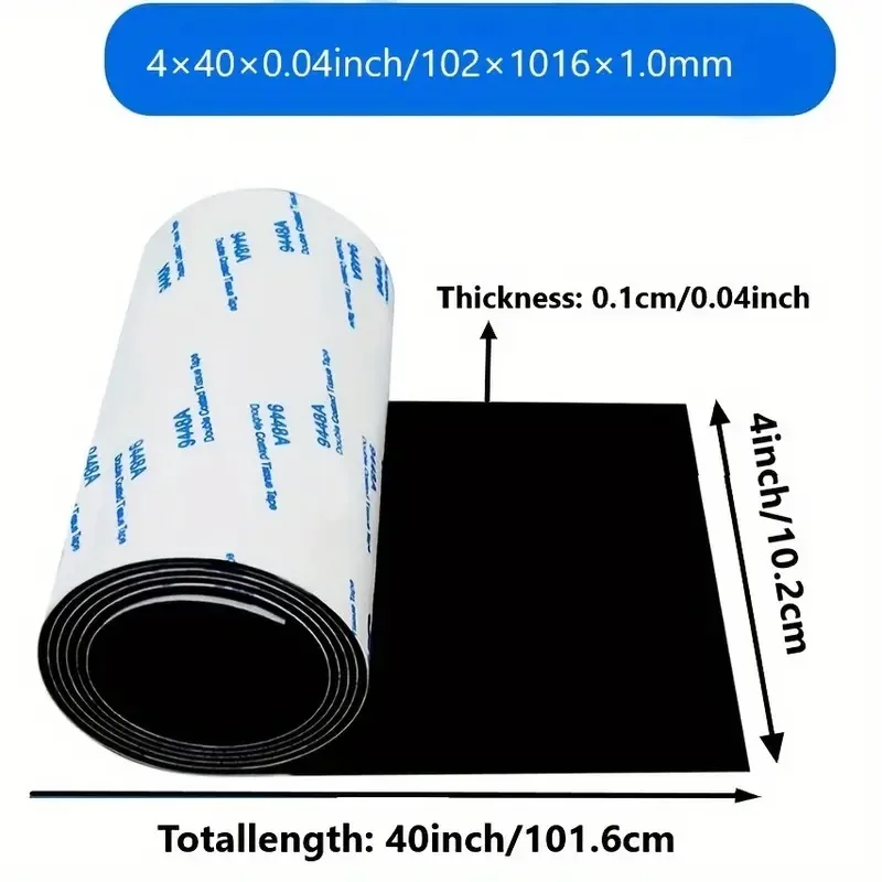 Almofadas de móveis cortável de silicone autoadesivas antiderrapantes 4x40 polegadas - Protetores de piso de borracha antiderrapantes e antiarranhões