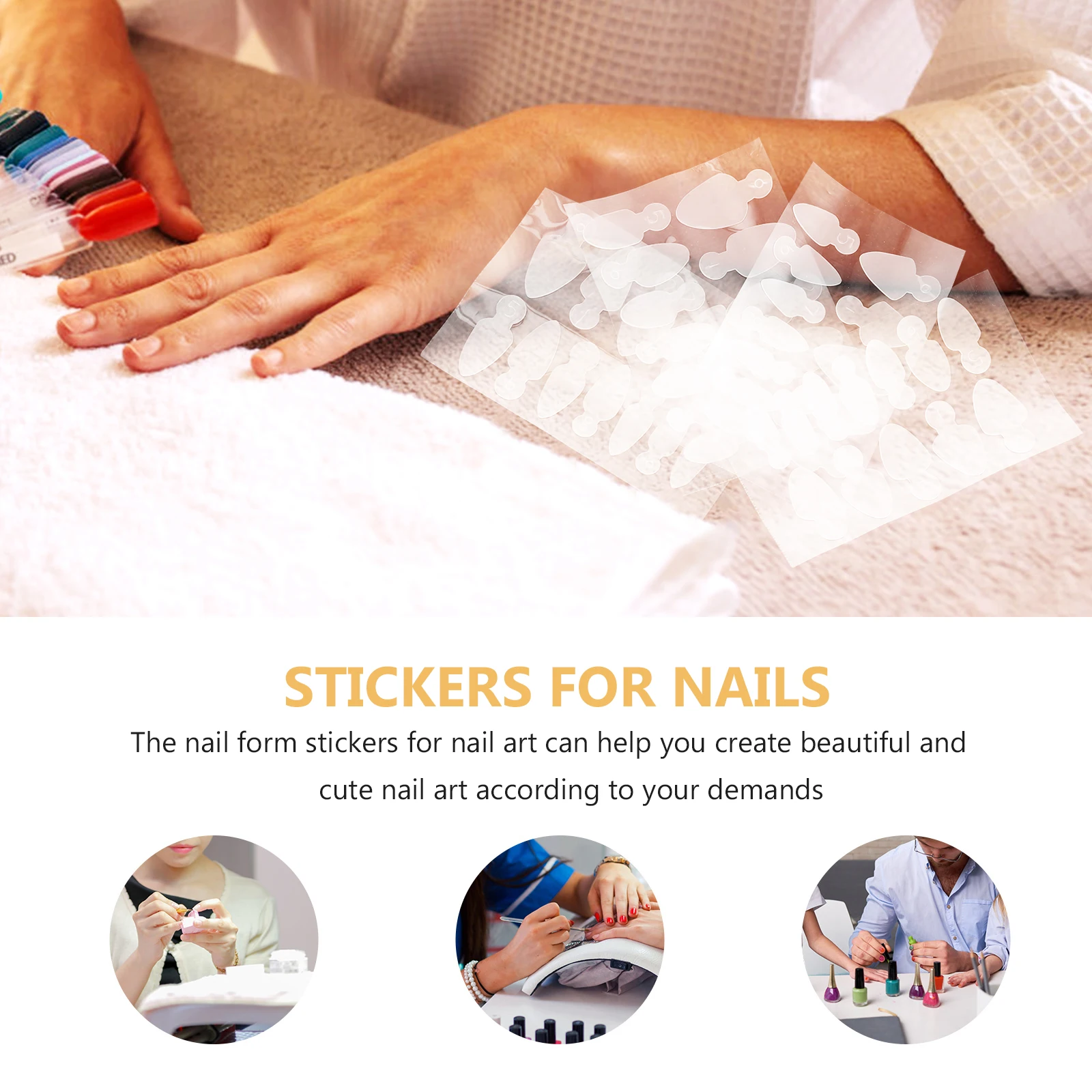 

4 Sheets French Tip Silicone Forms Art Tools For Manicure French Manicure Decals Extensions Cute Diy Design Supplies For Women