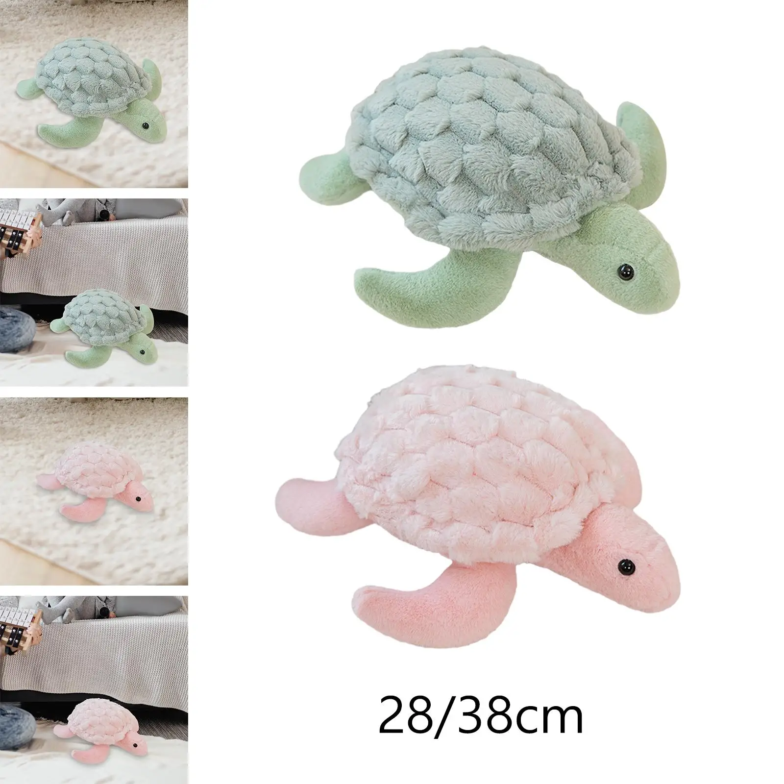 Almohada de peluche de tortuga, juguete de simulación de animales de peluche, regalos del Día de San Valentín para novia, juguetes de peluche suaves para dormitorio