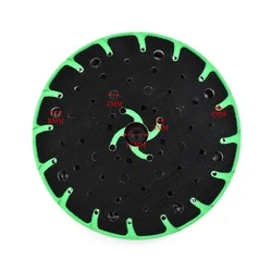 6 Inch(150mm) 48-Hole Dust-Free Hard Back-up Sanding Pad Soft Grinding Pad for 6