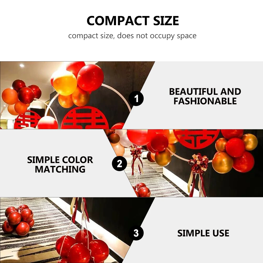 

1 Set Balloon Round Column Stand Pvc Balloon Column Base For Wedding Birthday Party Decoration Balloons Holder Stand Indoor