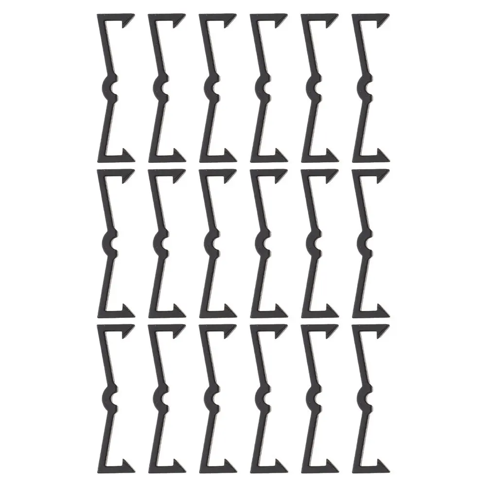 

250Pcs Black Pegboard Clips 1.97x0.51 Inch Heavy Duty Hook Retainer Fixers for Workshop Garage Storage Pegboard Hook Organizer