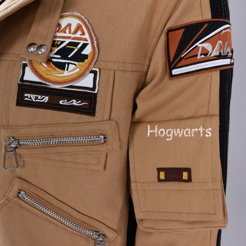 Love and Deepspace Caleb Costume Cosplay Giacca volante marrone Uniformi supersoniche Festa di Halloween Donna Uomo Carnevale Outfit