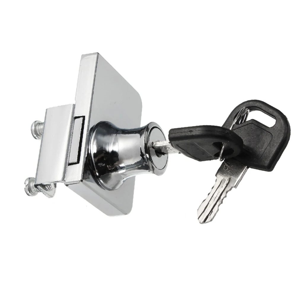 

1pcs Keyed 5-8mm Security Door Lock Home Door Lock for Display Cabinet Showcase Kitchen Heavy Duty Hardware Locks