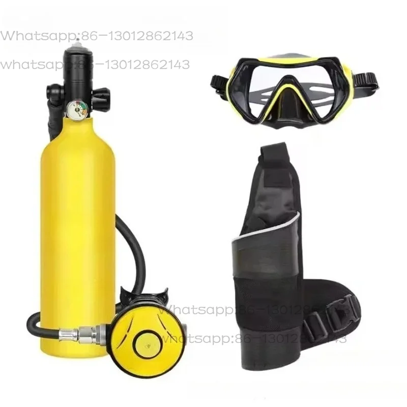 Manufacturer Portable 1L Dive Case 10-20 Minutes Underwater Dive Air Case Equipment with Face Mask