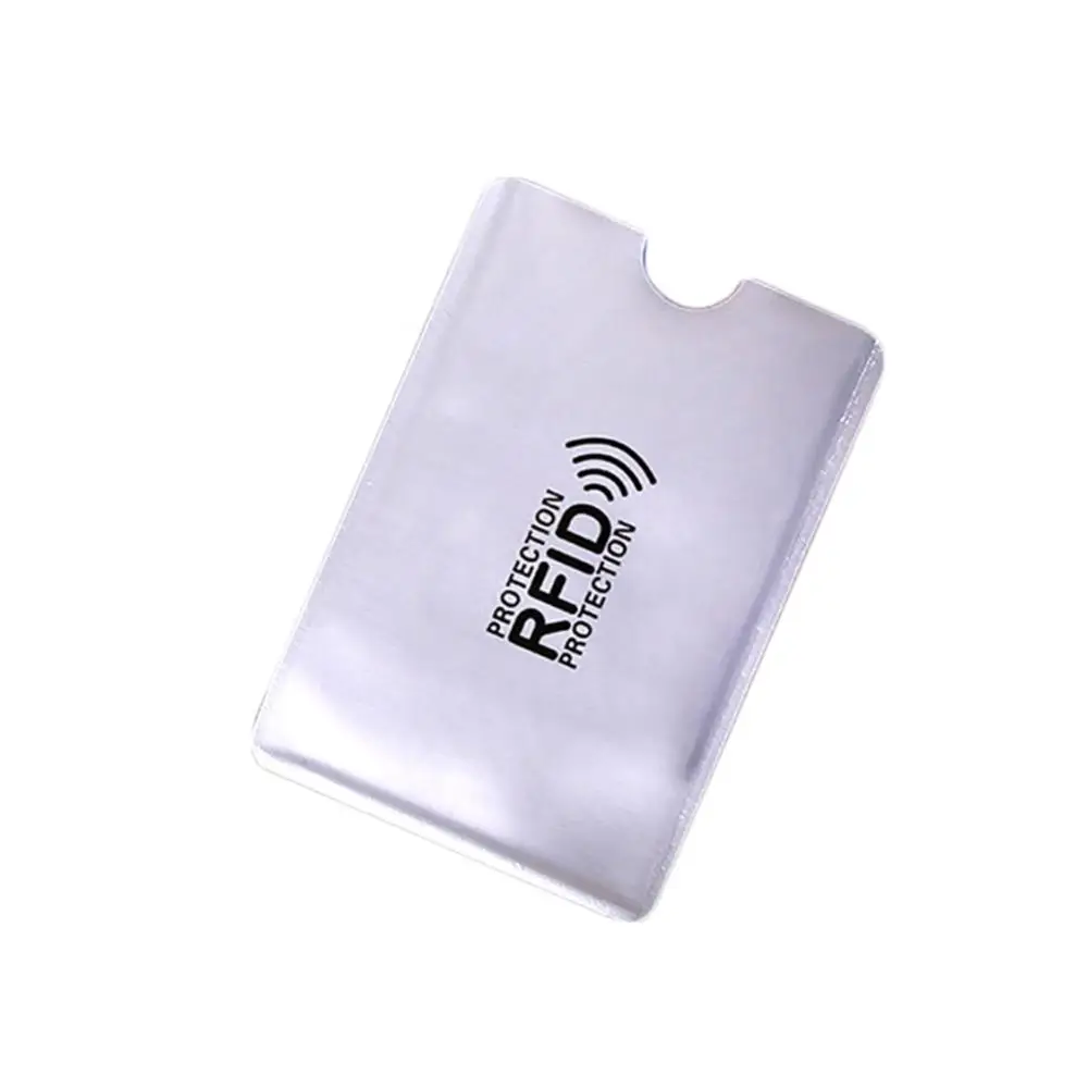 10Pcs Portable Anti-Scan Credit RFID Card Protective Anti-Magnetic Holder Bag