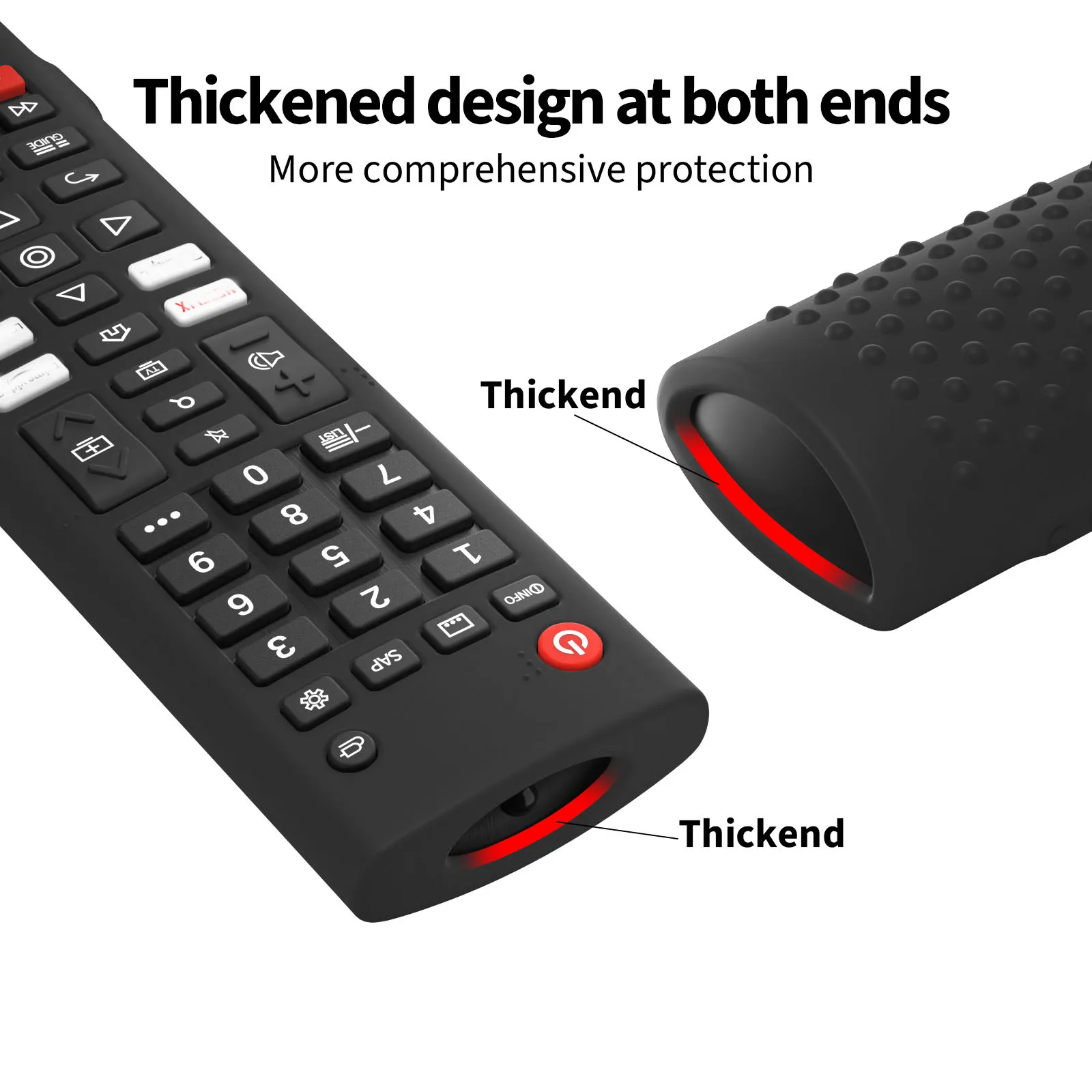 

Luminous Silicone Remote Cover Fit for LG AKB75375604 AKB75095302 AKB73715601 for LG AKB Series Smart TV Remote Control Cover