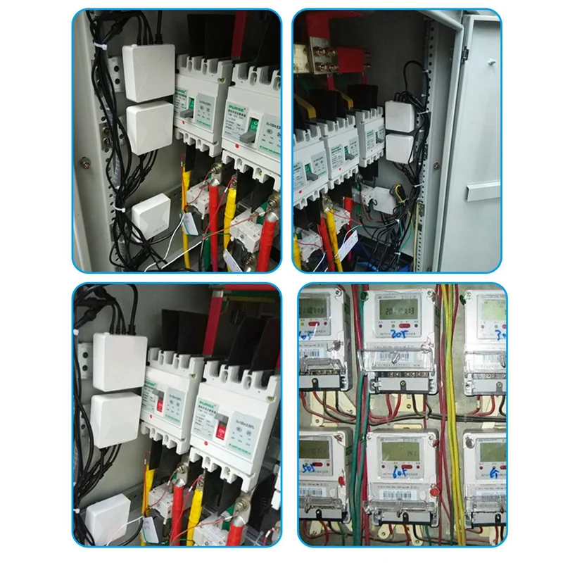 BNVN-2X 80A Tuya Zigbee 3상 에너지 KWH 미터 전력 클램프 전류 변압기 앱 모니터