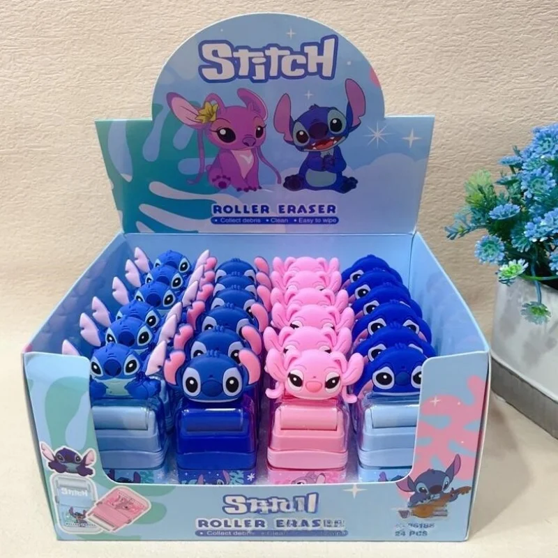 20-ピース-ロットかわいいディズニーステッチローラー消しゴムかわいい書き込み描画ゴム鉛筆消しゴム文房具子供のためのギフト学用品