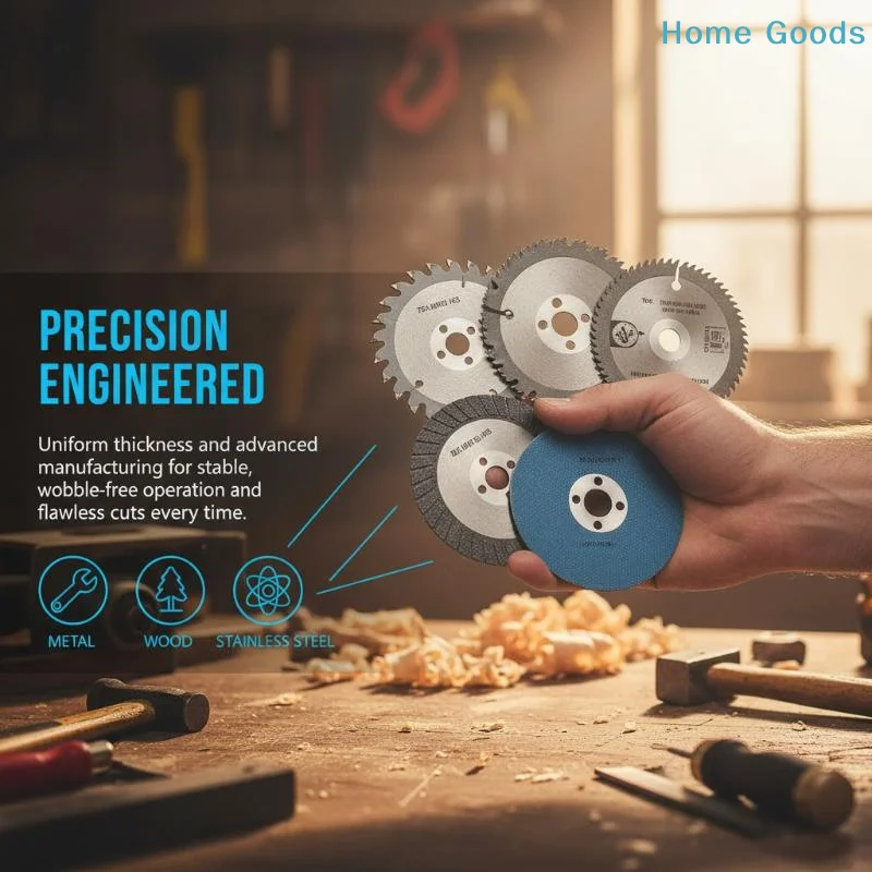 

preferredCircular Saw Blade 75mm Cutting Disc Set 7Pc with 10mm Hole Ideal for Sander Reliable Accessory for Garage Projects