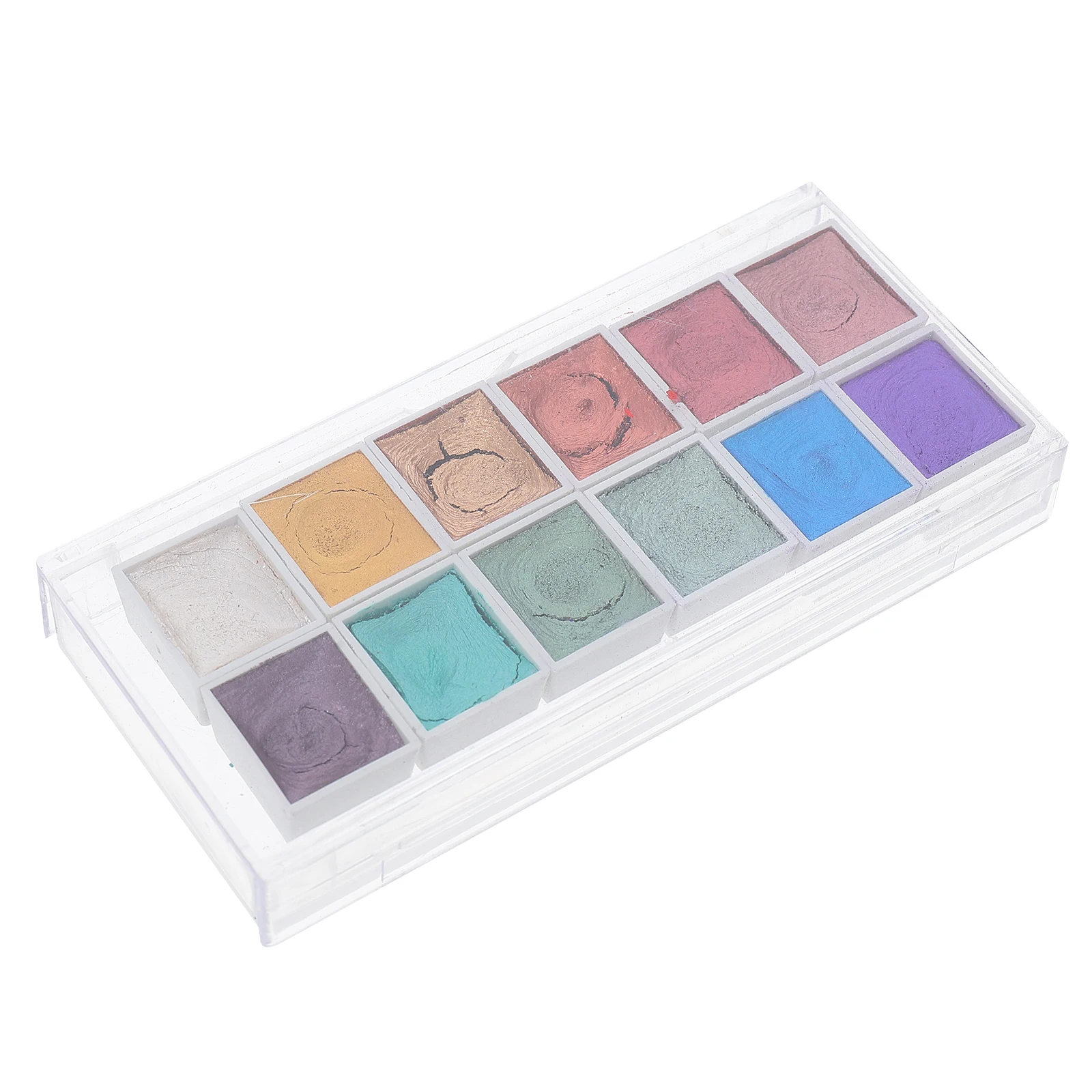

Pearlescent Watercolor Pigment Set Portable Solid Painting Supplies Graffiti Kit Vibrant Colors Travel Sketch Quality