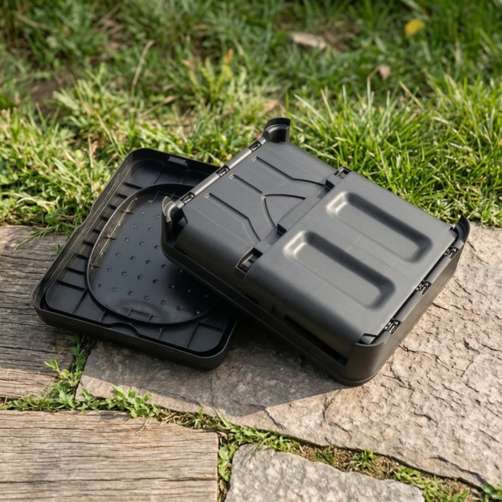 Foldable Toilet Multi-Functional Collapsible Toilet Porta Potty Long-Lasting Sturdy for Campers, Camping, Road Trips