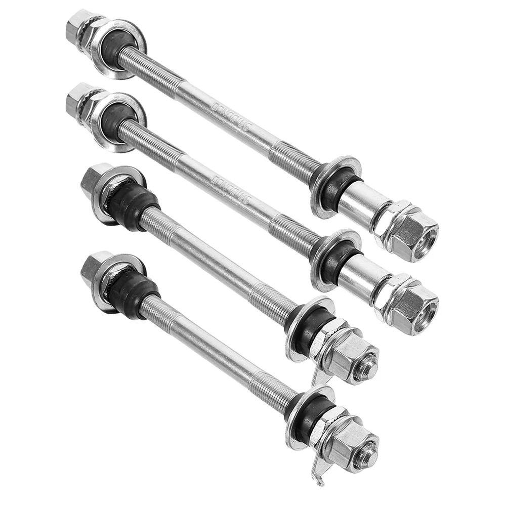 

Hollow Hub Axle Quick Release Bicycle Skewers Front Rear Durable Iron Shaft Tool-Free Installation Compact for Mountain Road