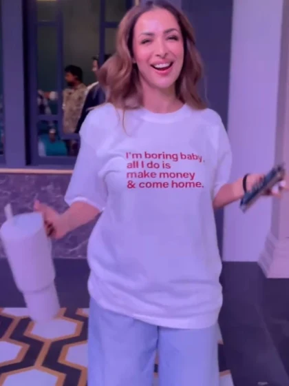 Fun English Short Sleeve T-Shirt Pure Cotton Breathable Comfortable Home Body Money Making Casual round Neck Print Tee