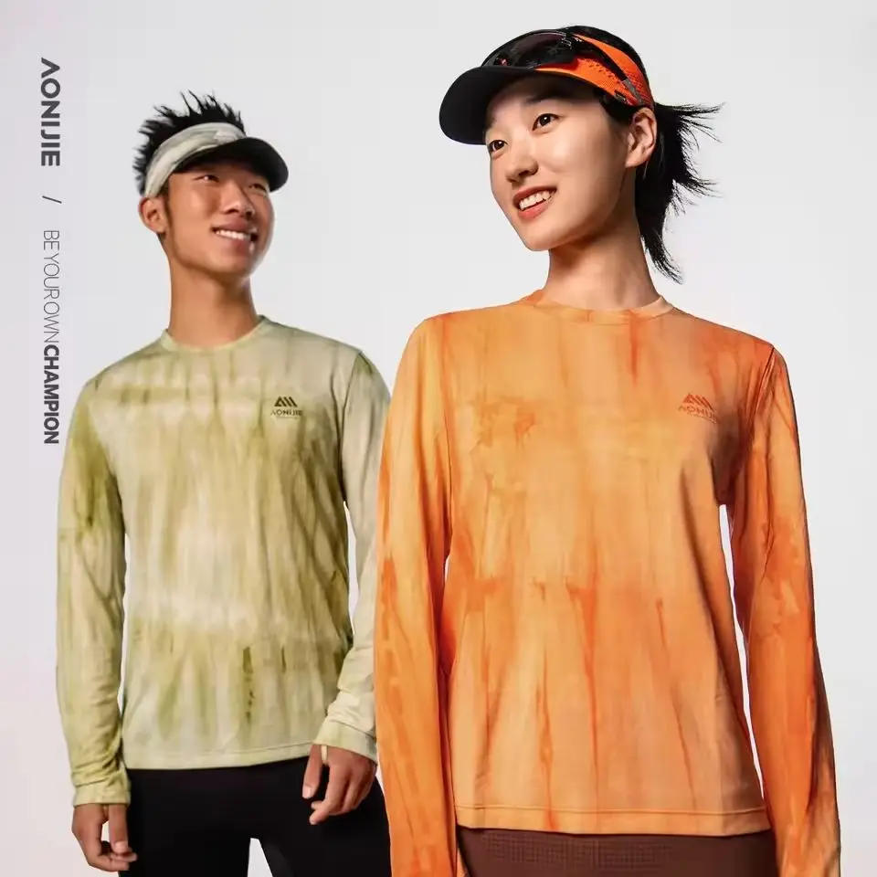 

AONIJIE Sports Soft Warm Wool Long Sleeves Quick Drying Long Shirt Tees Running T-Shirt Clothing Wrinkle-Resistant Anti-Static