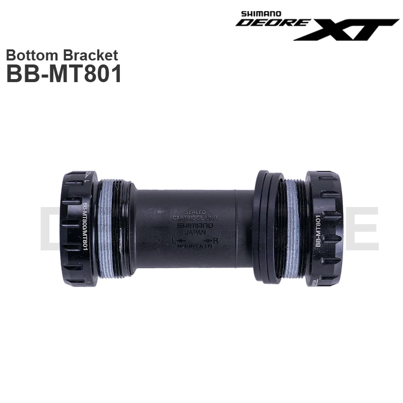 SHIMANO SLX DEORE XT M8100 Bottom Bracket BB-MT800 BB-MT801 Threaded - HOLLOWTECH II - 68/73 mm shell width Original part