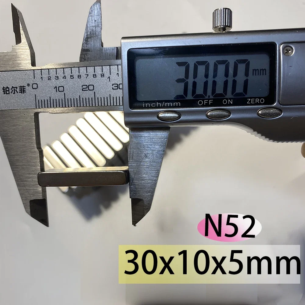 

N52 30x10x5 30x15x5 NdFeB Block Neodymium Magnet Booster Super Strong Generator Magnetic Motor Bar Search Magnets Customised