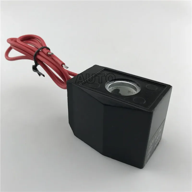 CKD Waterproof Lead Type Plastic Coil AB410E Solenoid Water Valve Coil Inner Diameter 16mm Height 40mm