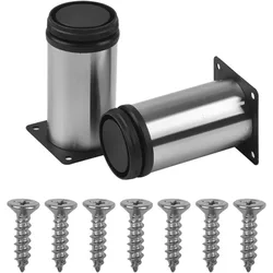 Metal Furniture Legs Adjustable Table Legs, Stainless Steel Kitchen Feet for Cabinet Furniture, Office Furniture,Sofa