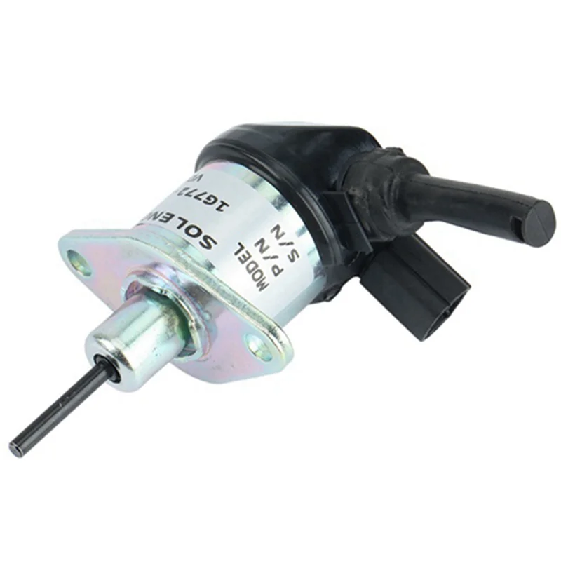 2x 12v válvula solenóide de desligamento de combustível 1g772-60014 1g772-60012 para motor kubota v2607 v3300 v3600 KX057-4 m6040fc svl75