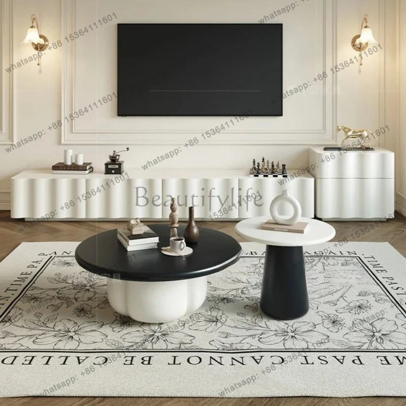 YJ Decoración Design Trendy Tv Stand Premium Luxury Minimalist Nordic Tv Stand Classic Modern Mobiletto Porta Tv Living Room Fur