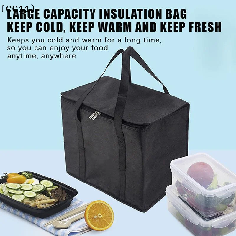 Large Capacity Insulated Lunch Bag With Long Lasting Temperature Retention For Work Picnic Hiking Outdoor Trips Daily Use〔CC11〕