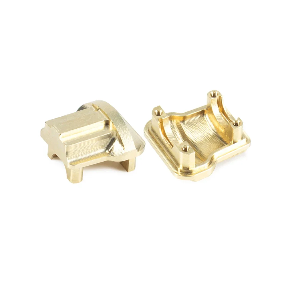 TRX4M Upgrade Brass Weights Axle Diff Cover Link Steering Knuckle Caster Blocks for 1/18 RC Crawler Car TRX-4M Bronco Defender