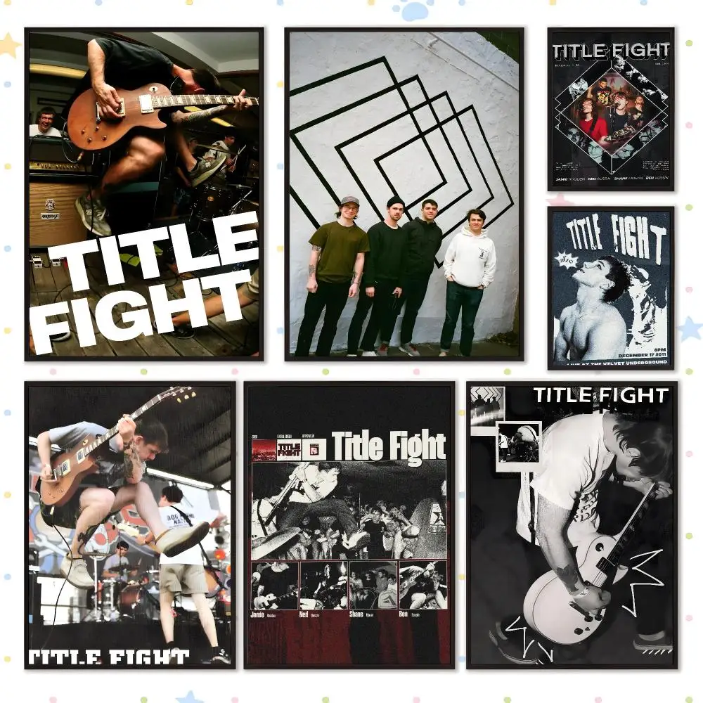 Music Popular Modern TV Title Fight Poster HD Waterproof PP Self Adhesive Aesthetic Bedroom Dorm Gaming Room Home Decor Gift