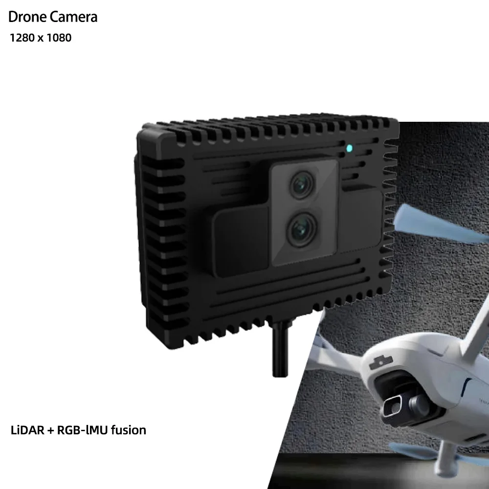 T10 Ultra Drone Camera 1280x1080 Profesional HD Camera 30FPS LiDAR-Vision Fusion Sensors For Remote Control Agricultural Drone
