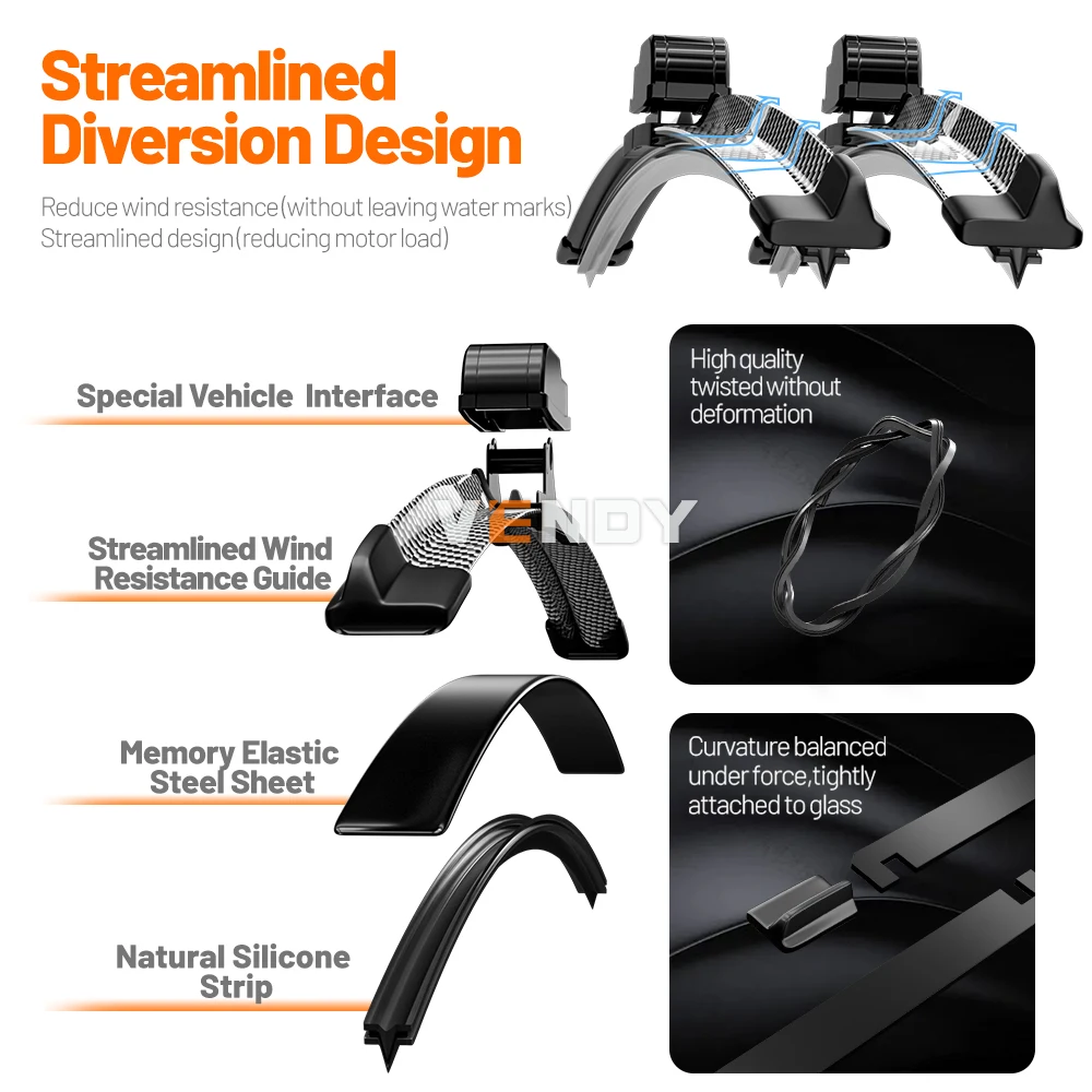 لمازدا CX-5 CX5 CX 5 KE KF 2011-2023 2012 2013 2014 2015 2016 2017 2018 2 قطعة الجبهة ممسحة زجاج أمامي شفرات مساحات الزجاج الأمامي #3