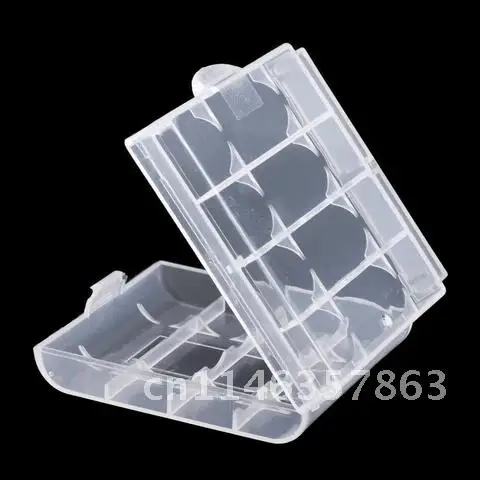 Plastic Waterproof Container Bag, Caixa de armazenamento para pilhas AA ou AAA, Organizer Case, 4Pcs