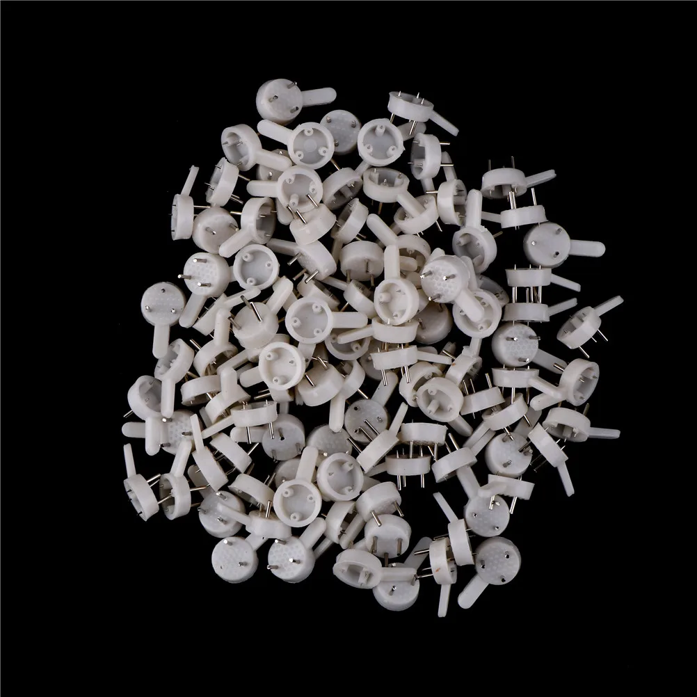 100pcs White Plastic Invisible Wall Mount Photo Picture Frame Nail Hook Hanger Hard Picture Frame Wall Hooks For Photos