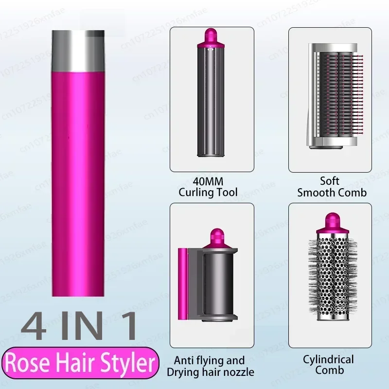 6-in-1 haarstyler en haardrogerborstel 110000 RPM Snelle haarverzorging Negatieve ionische föhn Sneldrogend, Multi Hair Styler