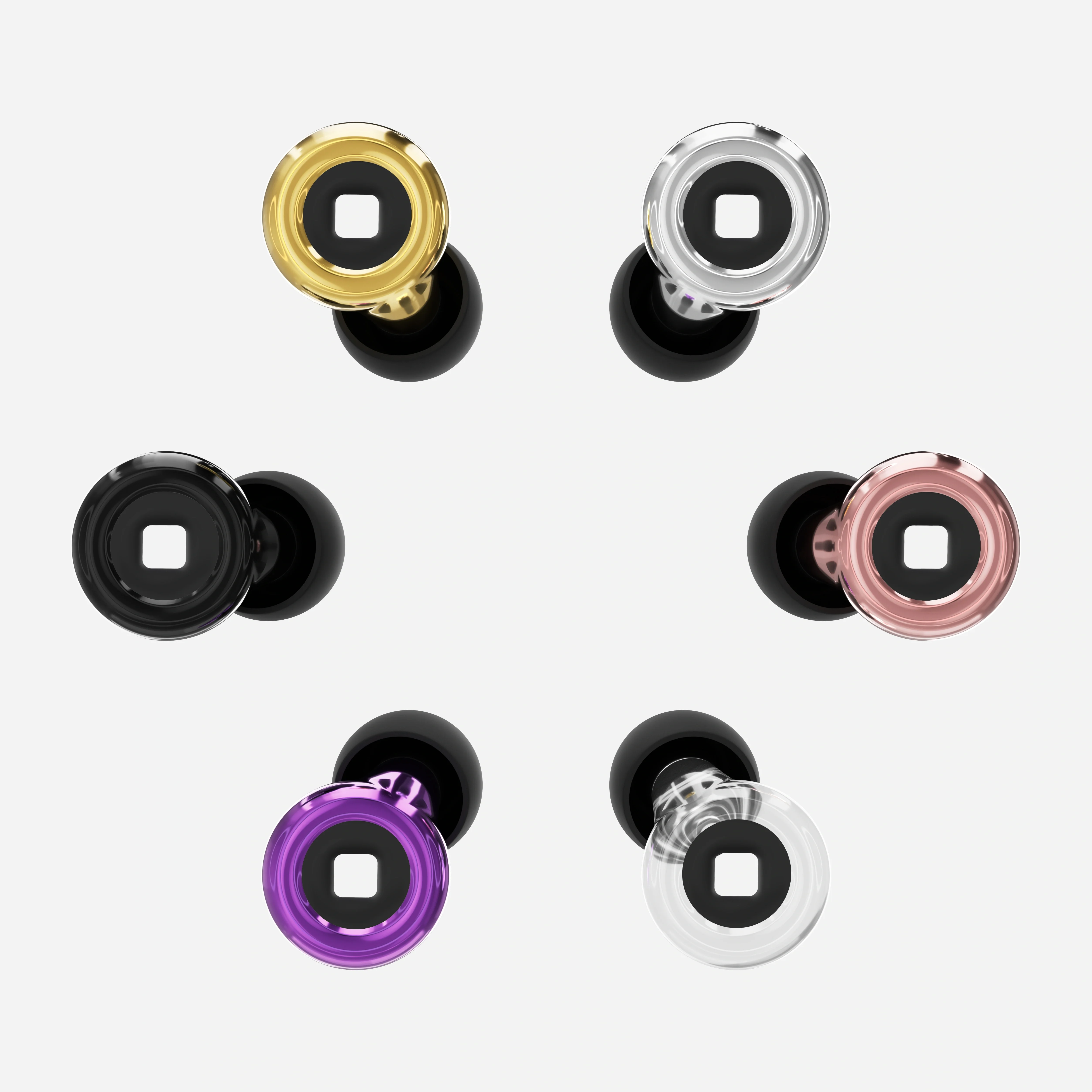 Silicone Earplugs for Noise Filtering Crowd Environment - Festival Concert Swimming Travel Bedroom Relax Sleep Ear Buds