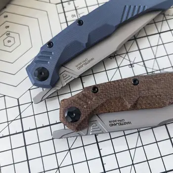 Fatdragon 原廠折疊刀 S35VN 鋼材刀片 G10 鈦合金手柄 露營戶外生存鋒利獵刀 EDC 工具 10 最佳銷售 刀坯 - №10