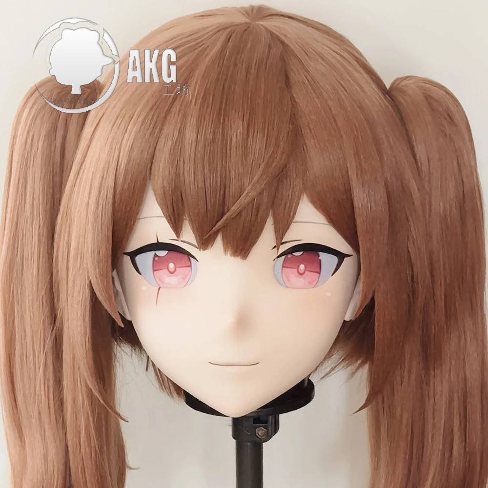 

(AL214)Customize Character Crossdressing Female/Girl Resin Full/Half Head With Lock Anime Cosplay Japanese Animego Kigurumi Mask