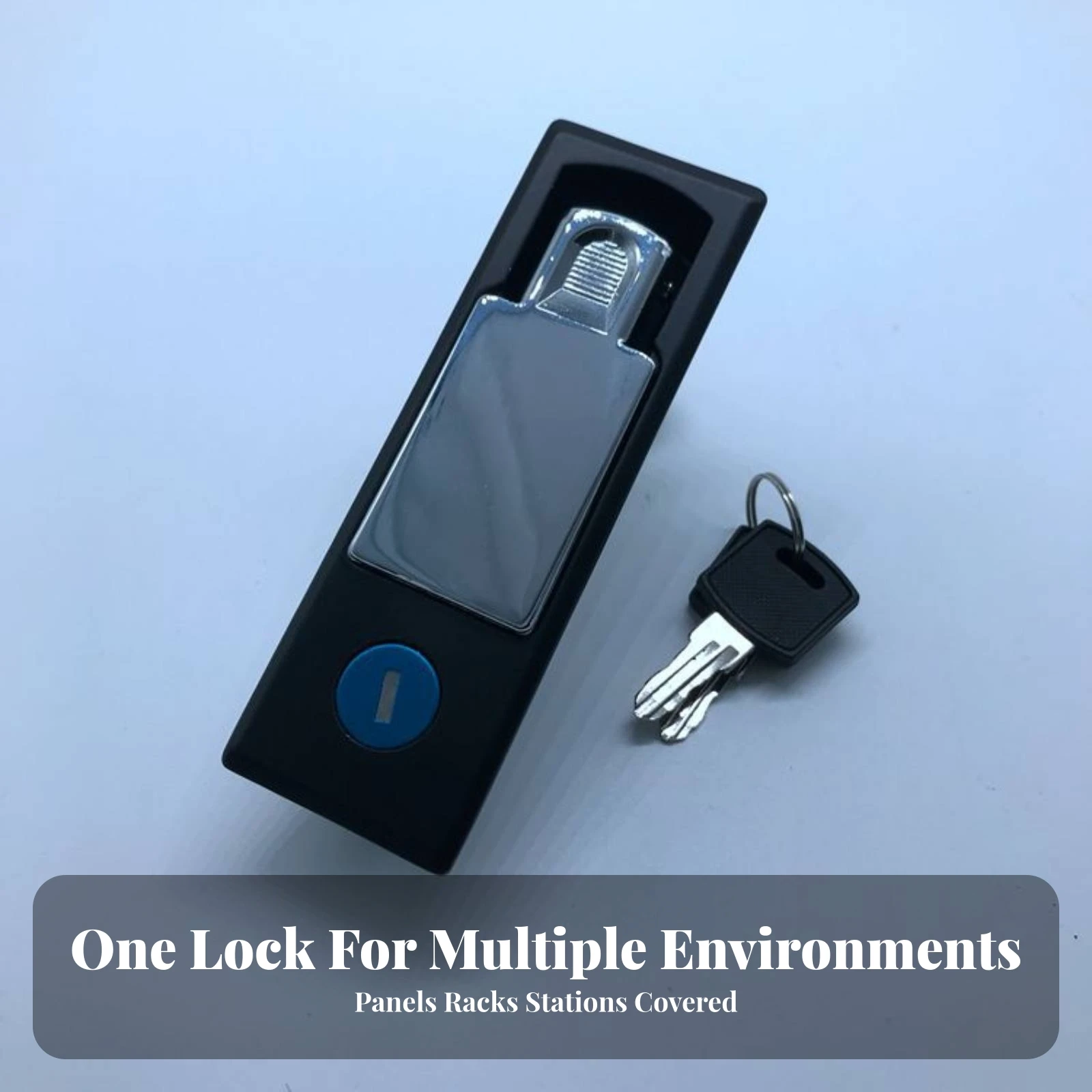 Flat Cabinet Lock Reliable Cabinet Lock with Key Locks Secure Hardware Long-Lasting for Control Box