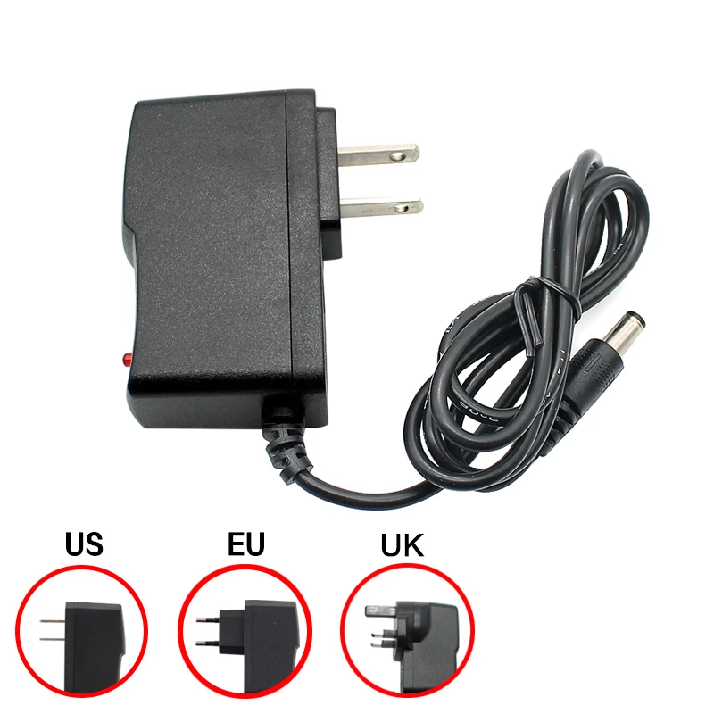 12V 1A Power Supply AC 100-240V Power Adapter Wall Charger DC 5.5mm x 2.1mm EU/AU/UK/US Plug For XIAOMI MI Router 3