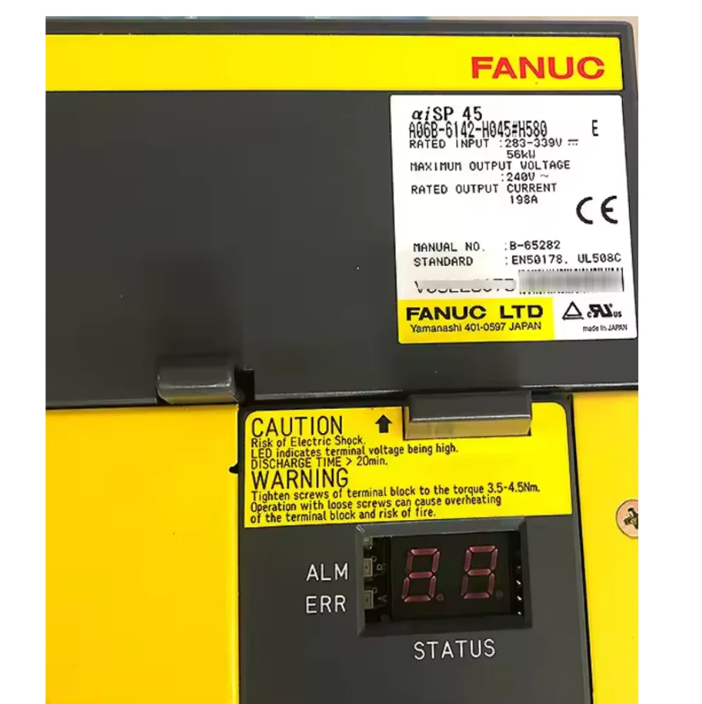 

Справочная информация о модуле источника питания с сервоприводом Fanuc Ok A06B 6142 H045