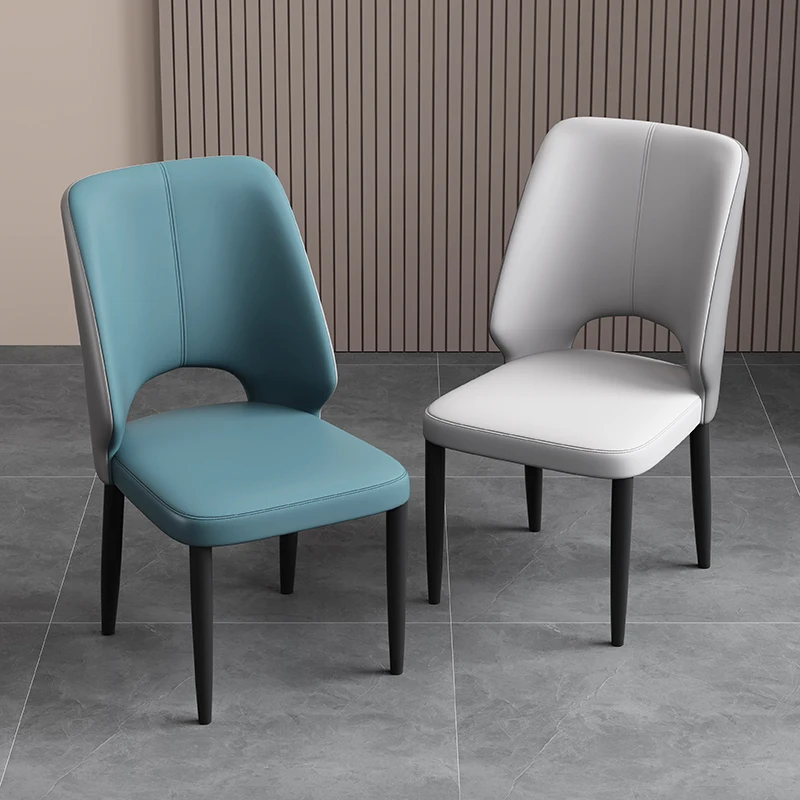 

Waterproof Stretch Dining Chair Back Cushion Blue Modern Dining Chair Kitchen Luxury Sedie Sala Da Pranzo Home Furniture