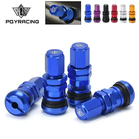 PQY - Universal 4 Volk Racing 단조 알루미늄 밸브 스템 캡 휠 림 PQY-WR11